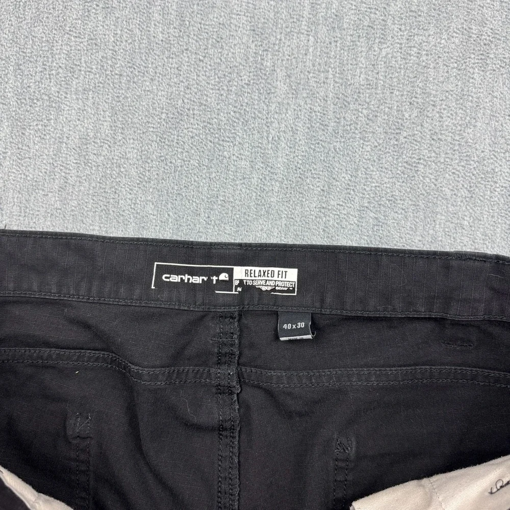 Carhartt Pants Mens 40X30‎ Relaxed Ripstop Double Knee Cargo Workwear 105461